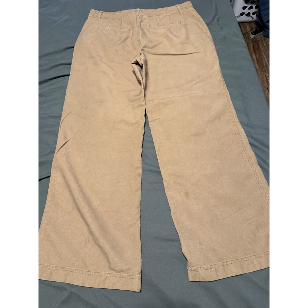 Lauren Ralph Lauren Petite Tan Wide Leg Pants size 10P - Picture 2 of 8